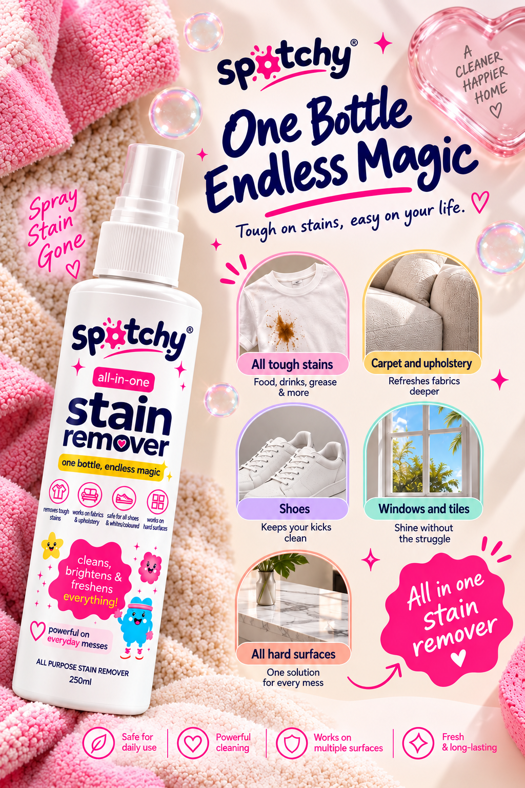 Spotchy stain remover ( All-in-One ) 250ml